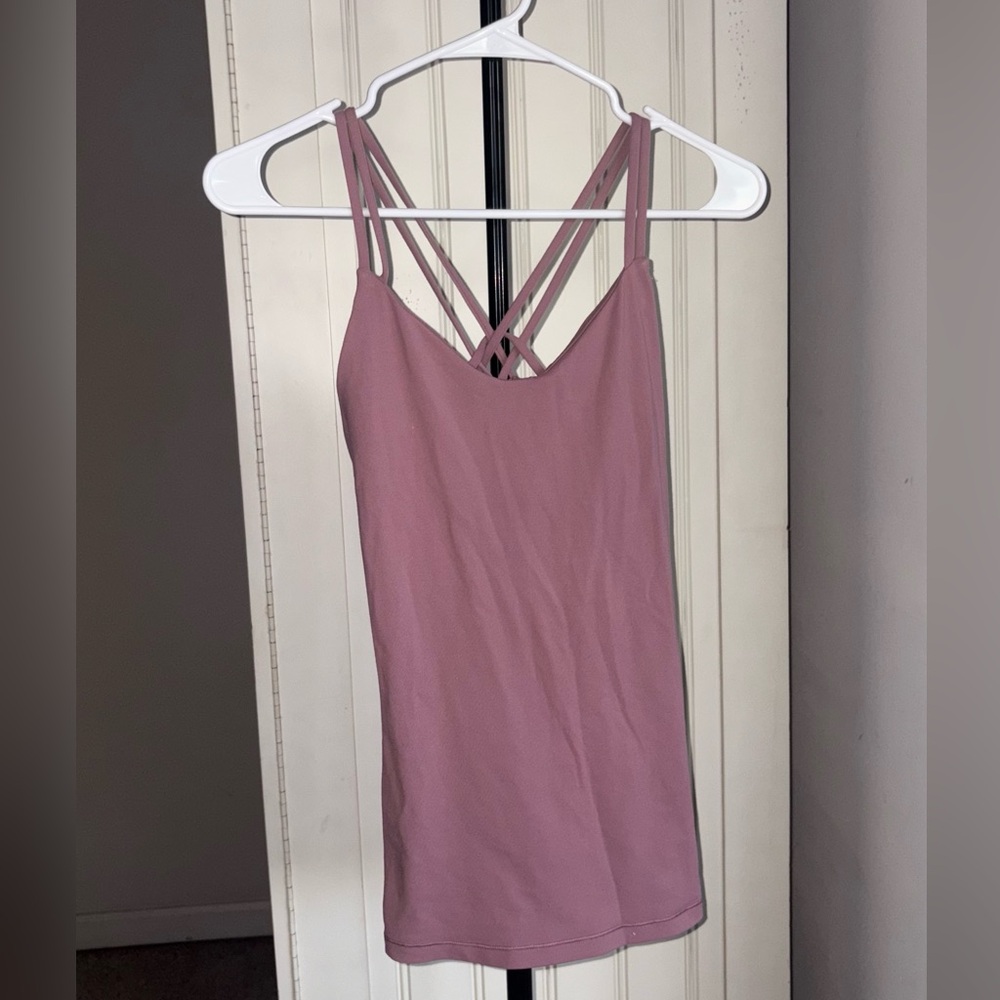 lululemon Women's Pink Strappy Top